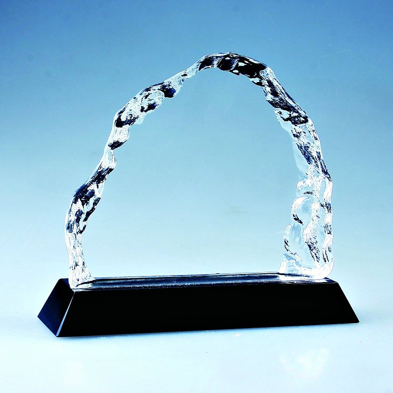 Crystal Glass Iceberg for Table Decoration