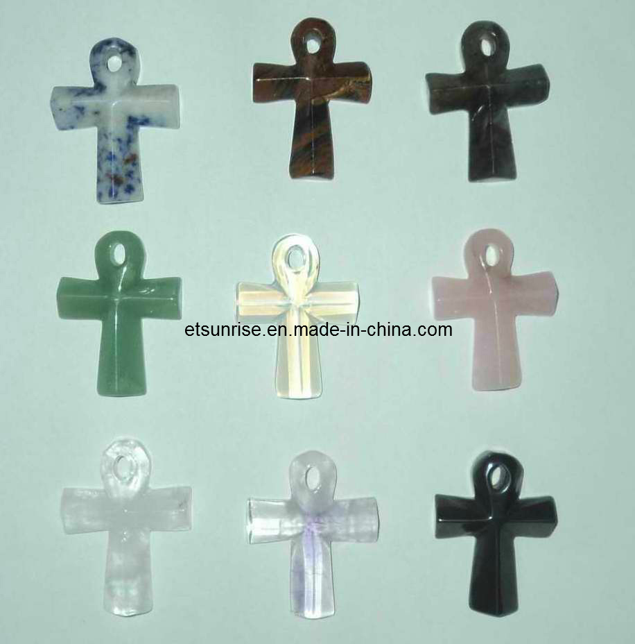 Semi Precious Gemstone Fashion Jewellery Crystal Bead Pendant