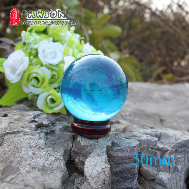 Dsjuggling 50mm Blue Acrylic Juggling Contact Ball Magic Ball PMMA Ball Juggling