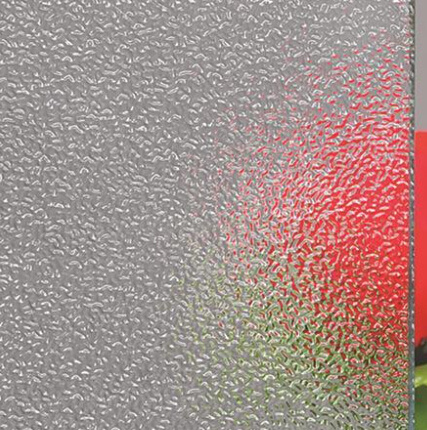 Tempered Figured Glass with Ce SGCC Australian Certificate