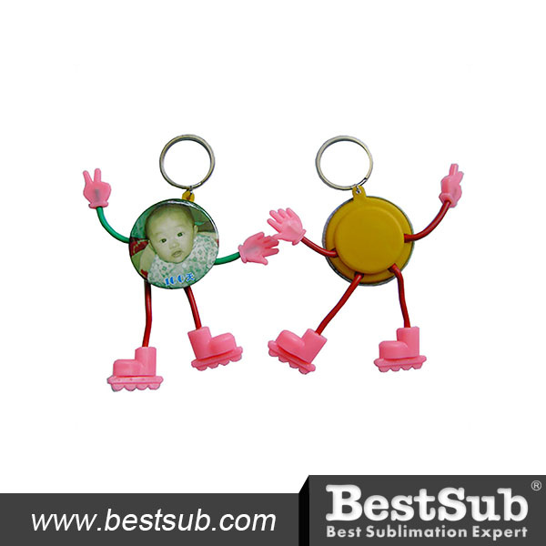 Promotional Personalized Cartoon Button Keyring (KT44)