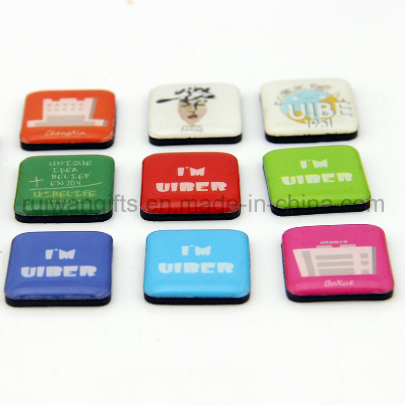 Customized 3D Resin Epoxy Magnet Sticker / Epoxy Crystal Fridge Magnet