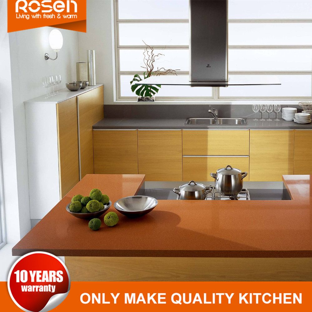 Quartz Silestone Bench Top Beveled Edge and Sink
