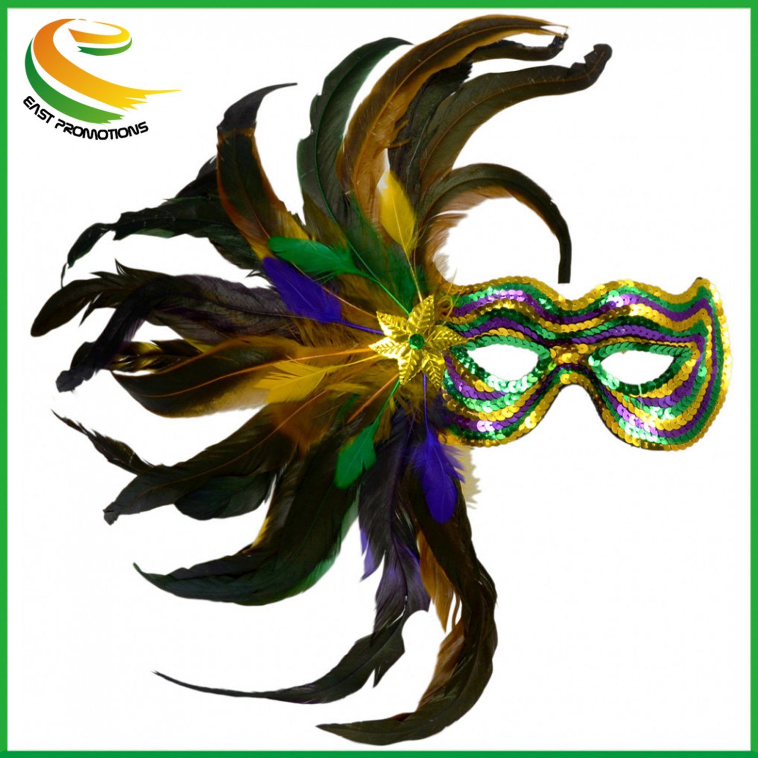 Carnival Venice Venetian Mask Black for Clube