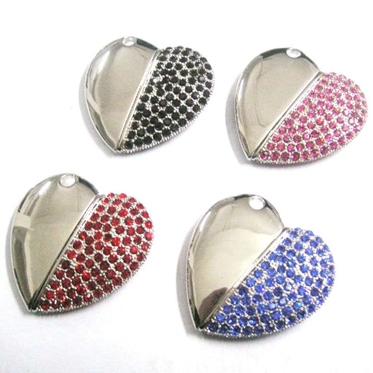 High Imitation Heart a Jewelry USB Flash Drive 2.0