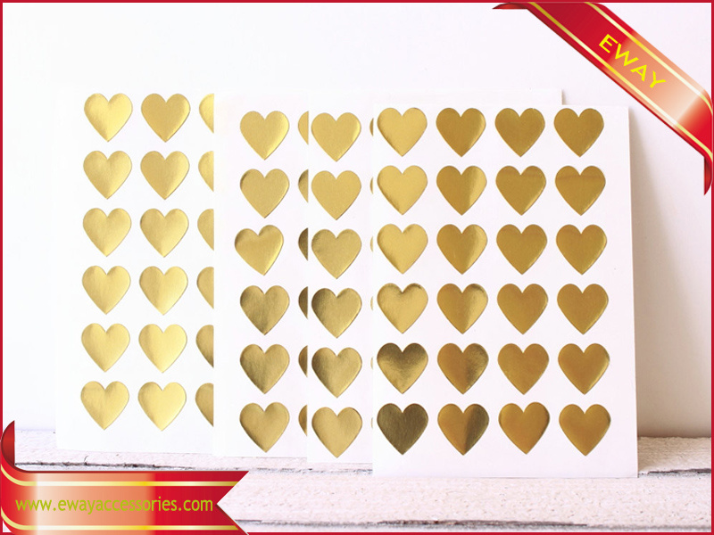 Vinyl Gold Sticker Garment Fashion Sticker Label