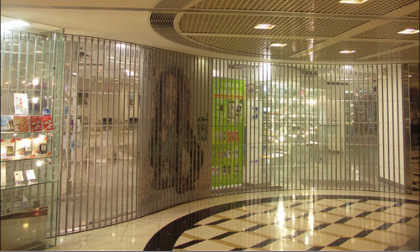 Vertical PC Roller Shutter Crystal Rolling Polycarbonate Transparent Roll up Door