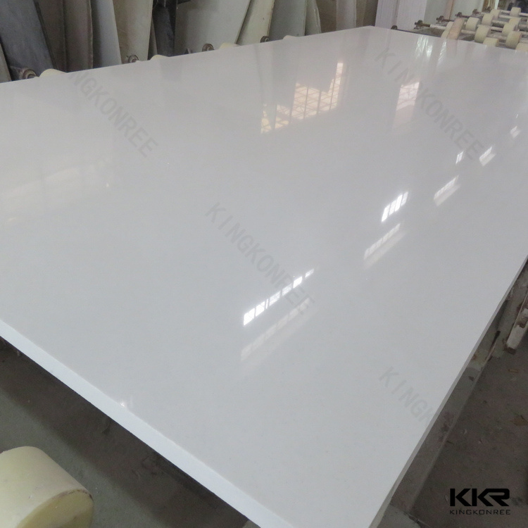 White Quartz Slabs Sparkle White Quartz Stone (180110)