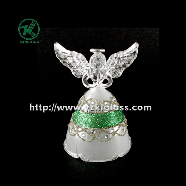 Glass Angle for Home Decoration by BV, SGS (Dia: 7cm, H: 10.5cm)