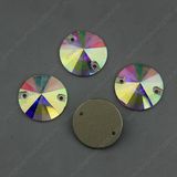 Ab Sew on Crystal Stones Round Shape (DZ-3041)