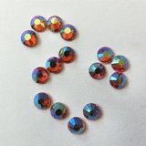 Wash Resistance Fuchsia Flat Back Rhinestones for Garment