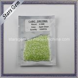 Small Size Apple Green Wax Casting CZ Stones