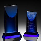 Patina Blue Crystal Award (#1043, #1044)