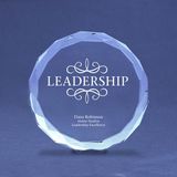 Diamond Cut Crystal Paperweight for Corporate Gifts