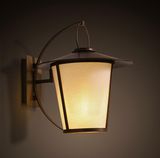 Metal Glass Wall Lamp (WHW-056)