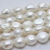 13-14mm Large White Natural Baroque Pearl (E190034)
