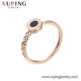 15117 Xuping Fashion Luxury Ring Lady Design Gemstone Ring Stainless Steel Ring
