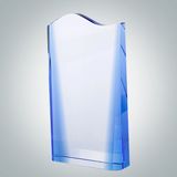 New Design Blue Wave Crystal Trophy