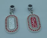 Metal Fine&Fashion Charm with CZ Crystal Stone-Professional Manufacturer (charm-004)