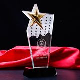 Popular Star Crystal Glass Trophy Craft