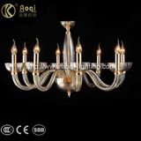 Glass Simple Champagne Pendant Light