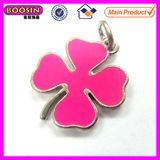 Chinese Enamel Four Leaves Lucky Clover Pendant #11944