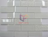 White Color Glass Crystal Mosaic Tiles (CFC593)