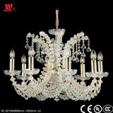 Traditional Crystal Chandelier with Glass Chains Wl-82108