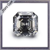 Hot Sale Grey Color Asscher Cut Moissanite on Sale