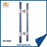 Straight Feet Crystal Construction Handle