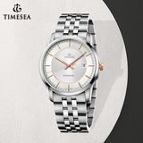Mens Stainless Steel Wrist Watch Autoamtic Watch with Mineral Glass72736