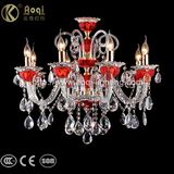 European Red Crystal Chandelier Light