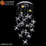 Zhongshan Factory Bead Chandelier Crystals Pendant Lights Om66003