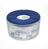 Custom Logo Printed Promotional Gift Frosted Glass Ash Tray