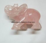 Semi Precious Stone Fashion Animal Carving Statue (ESB01533)