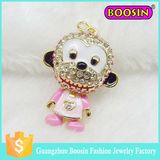 Wholesale 3D Metal Pet Pendant Black Shepherd Dog Charms #18502