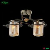 Fancy Brass Indoor Glass Vintage Chandelier Ceiling Lighting