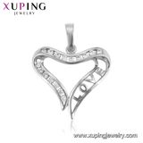 33287 Fashion Luxury Big Flower Jewelry Pendant Necklace in Synthetic CZ
