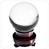 Home Decor of Crystal Ball Figurines