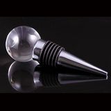 Crystal Glass Ball Wine Stopper with Logo