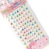Acrylic Crystal Pearl Sticker in Rainbow Color (STI056)