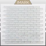 Crystal White Wave Glass Mosaic Tile for Swimming Pool Tile Mosaic