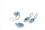 925 Sterling Silver Jewelry Set with CZ