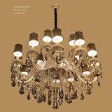 Chandelier Light with Crystal Decoration 18 Arms