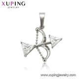 30812 Newluxury Elegant Zircon Silver Pendant