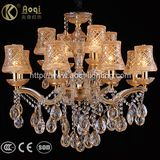 Golden Clip Champagne Crystal Chandelier Light