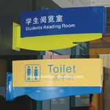Plastic Acrylic Door Number Sign Holder