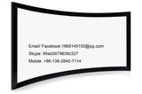 Super Quality Curved Fixed Frame Cinema Screen 300'' 16: 9 Drop Shipping