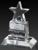 New Design Crystal Trophy Triumph Star Award