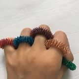 Chinese Acuppoint Stimulater Finger Acupressure Massage Ring OEM